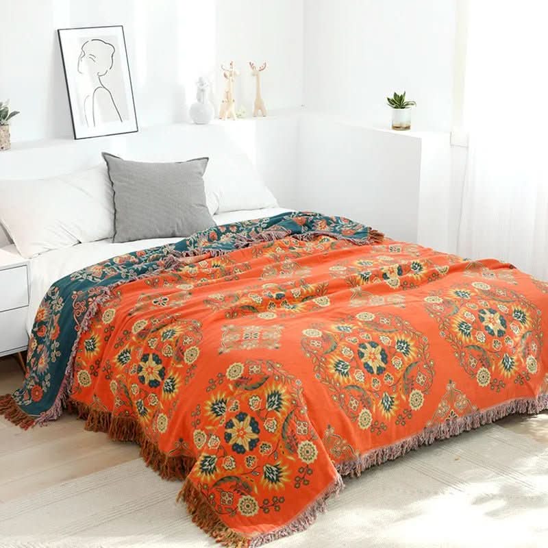 Soft Cotton Throw Blanket for Home Decor - Fesara