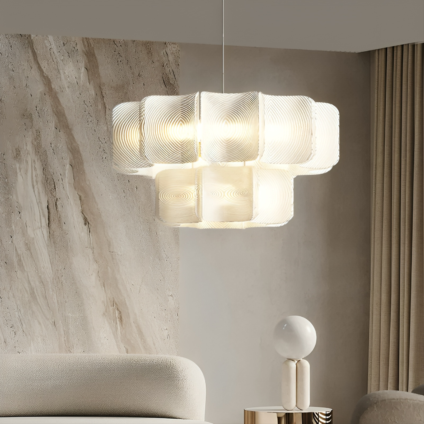 Solvion | Elegant Asian Inspired Chandelier - Fesara