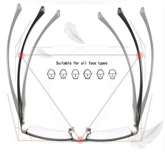 Smart Progressive Glasses with Auto Focus & Blue Light Blocker