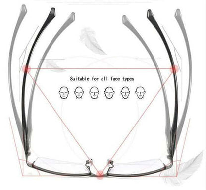 Smart Progressive Glasses with Auto Focus & Blue Light Blocker