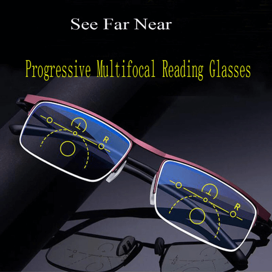 Smart Progressive Reading Glasses Modern Design