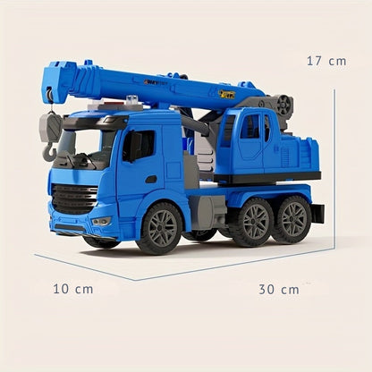 Remote Control Construction Truck Toy with Lights and Sounds