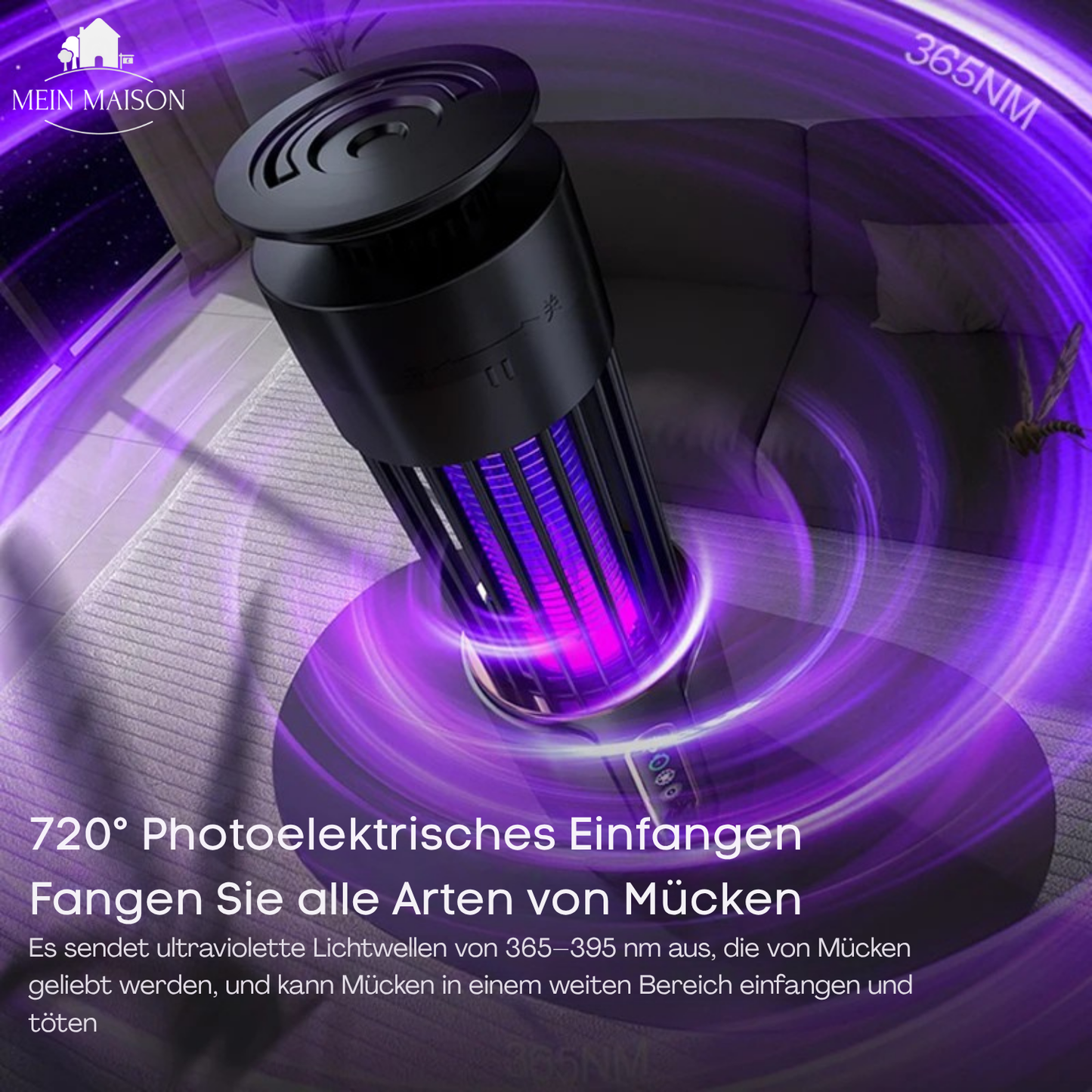 Portable Electric Bug Zapper Lamp