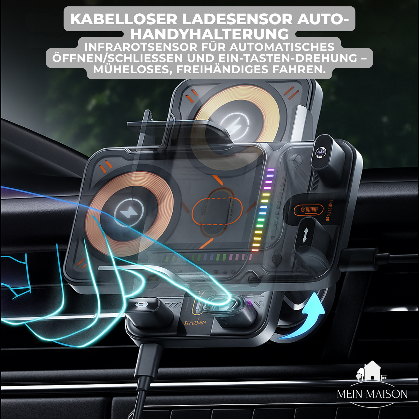 Fast Car Phone Mount Charger