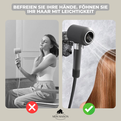 Easy Install Hair Dryer Wall Mount