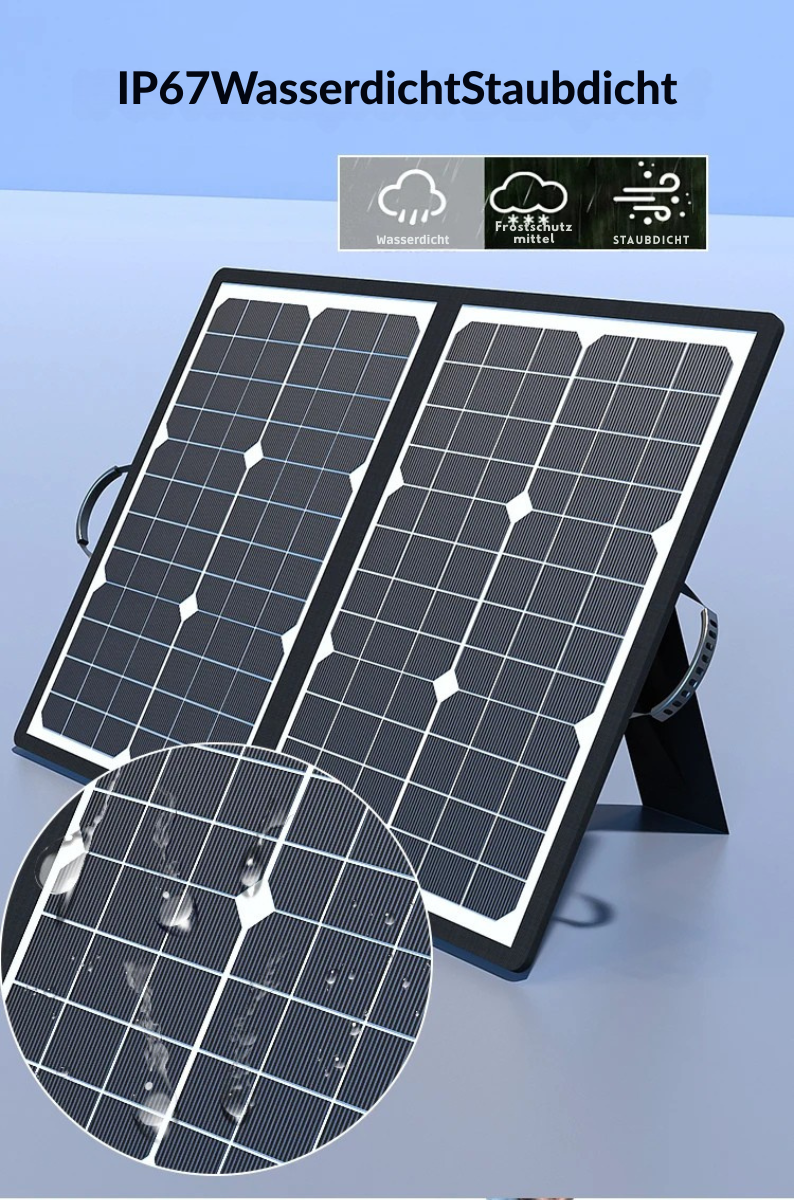 Portable 1000W Solar Power Kit for Camping and Outdoor