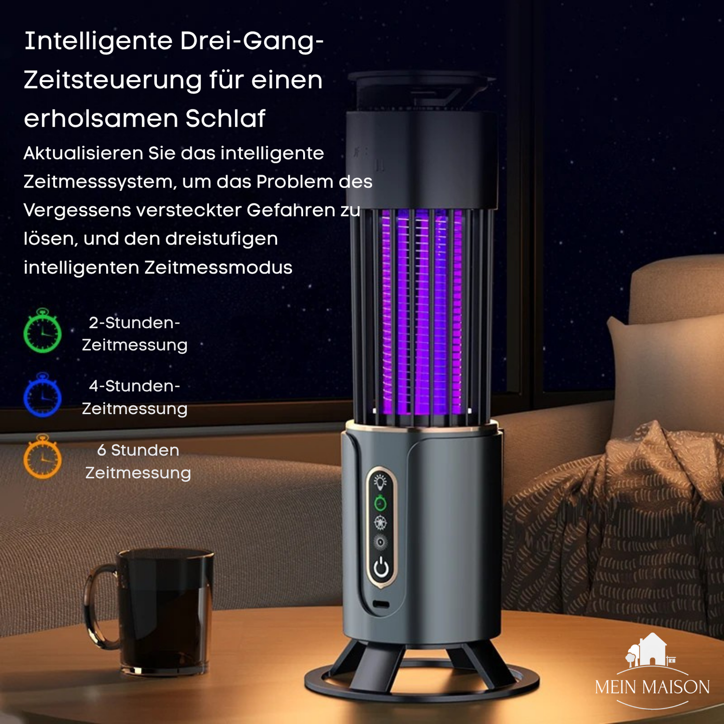 Portable Electric Bug Zapper Lamp