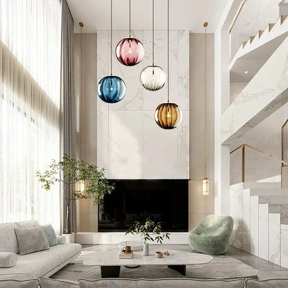 Stylish Glass LED Ceiling Light Fixture - Fesara