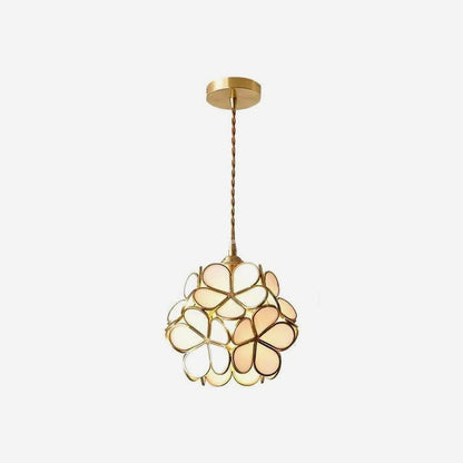 Classic Glass Pendant Lighting Fixture 1-Light