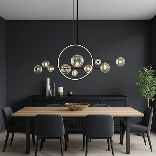 Stylish Kitchen Glass Pendant Light - Fesara