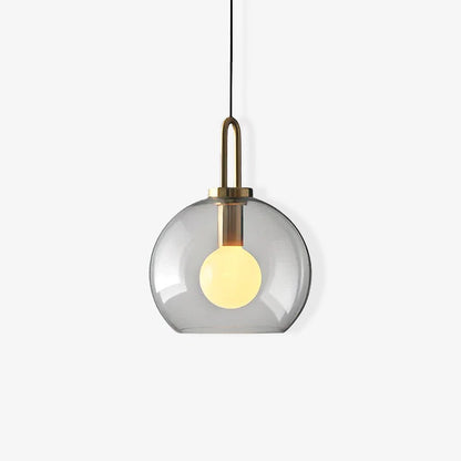 Sleek Round Glass Pendant Lighting Fixtures - Fesara