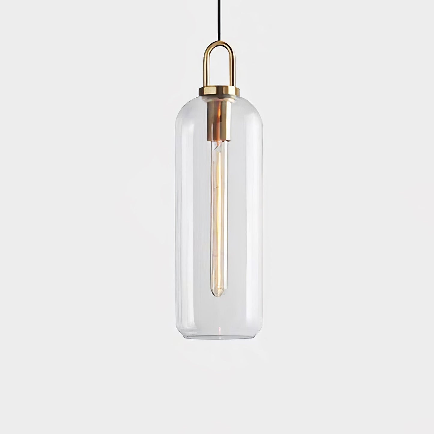 Sleek Round Glass Pendant Lighting Fixtures