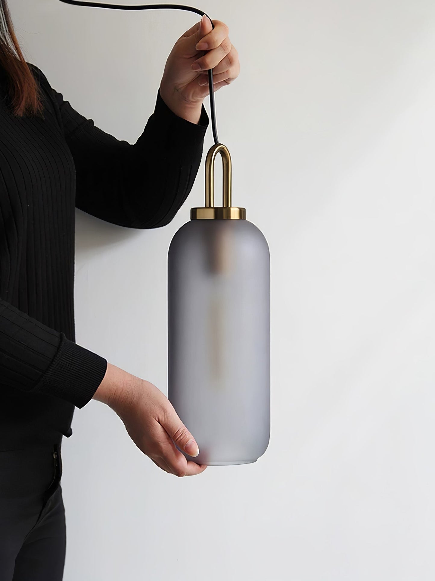 Sleek Round Glass Pendant Lighting Fixtures