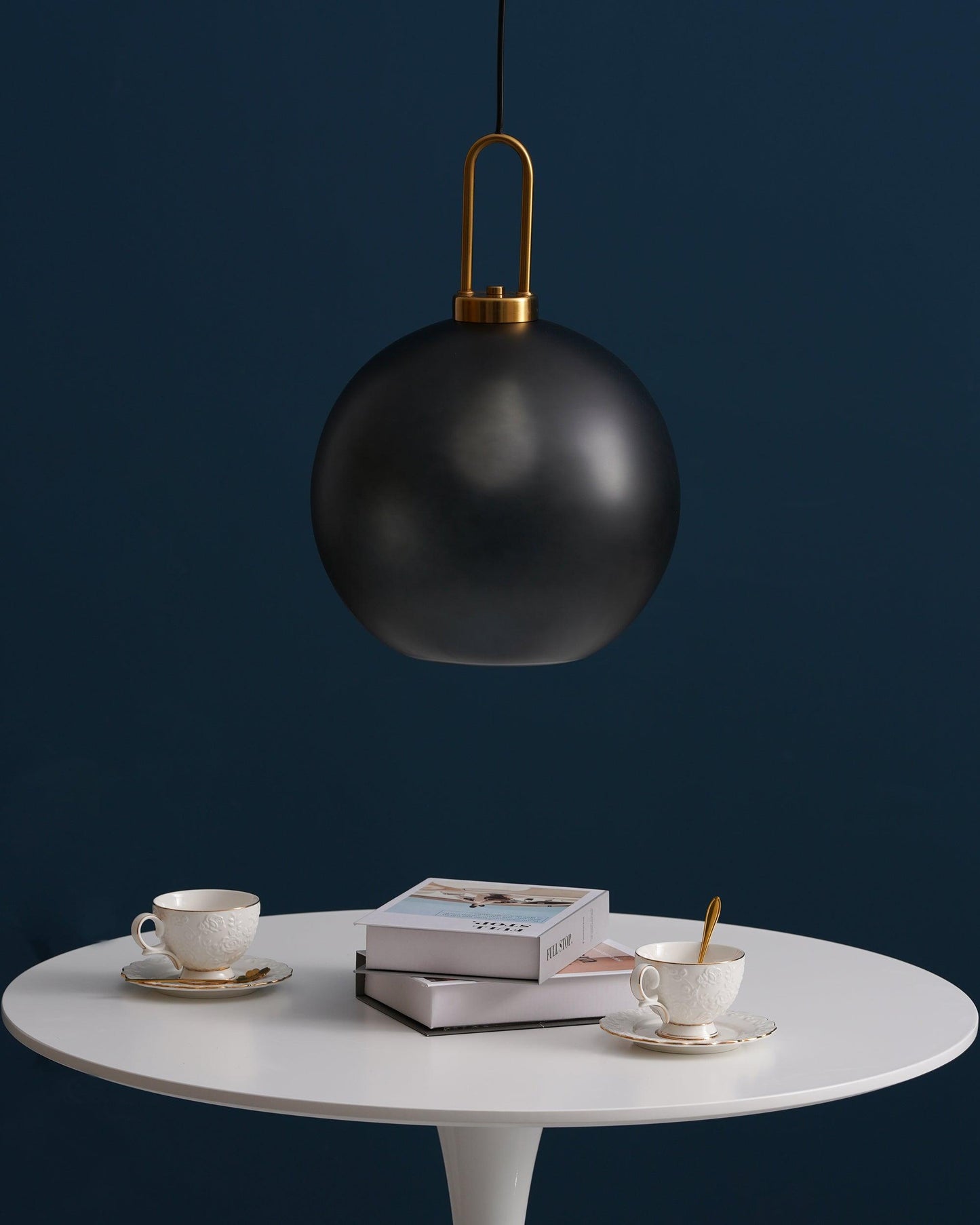 Sleek Round Glass Pendant Lighting Fixtures