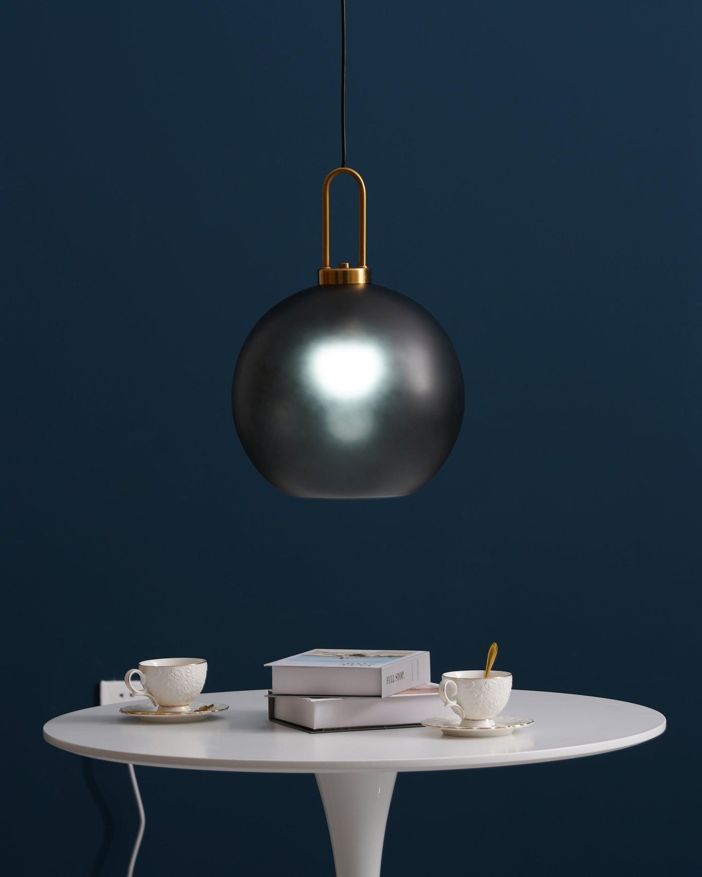 Sleek Round Glass Pendant Lighting Fixtures