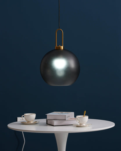 Sleek Round Glass Pendant Lighting Fixtures