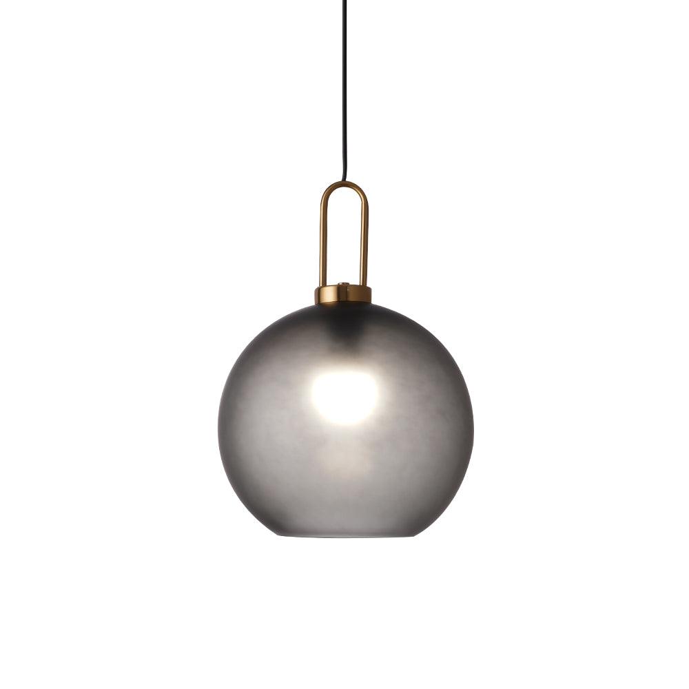 Sleek Round Glass Pendant Lighting Fixtures
