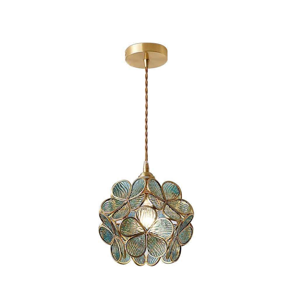 Classic Glass Pendant Lighting Fixture 1-Light