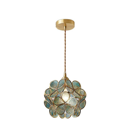 Classic Glass Pendant Lighting Fixture 1-Light