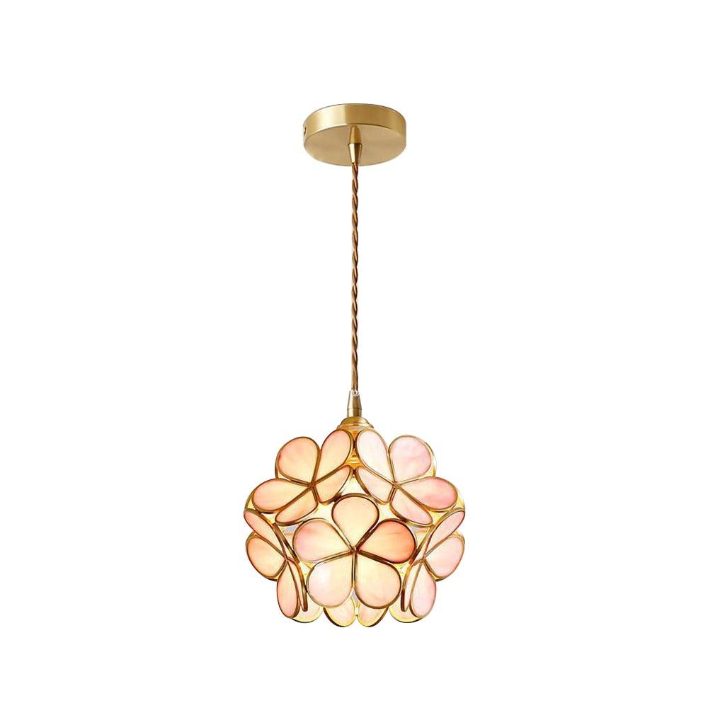 Classic Glass Pendant Lighting Fixture 1-Light
