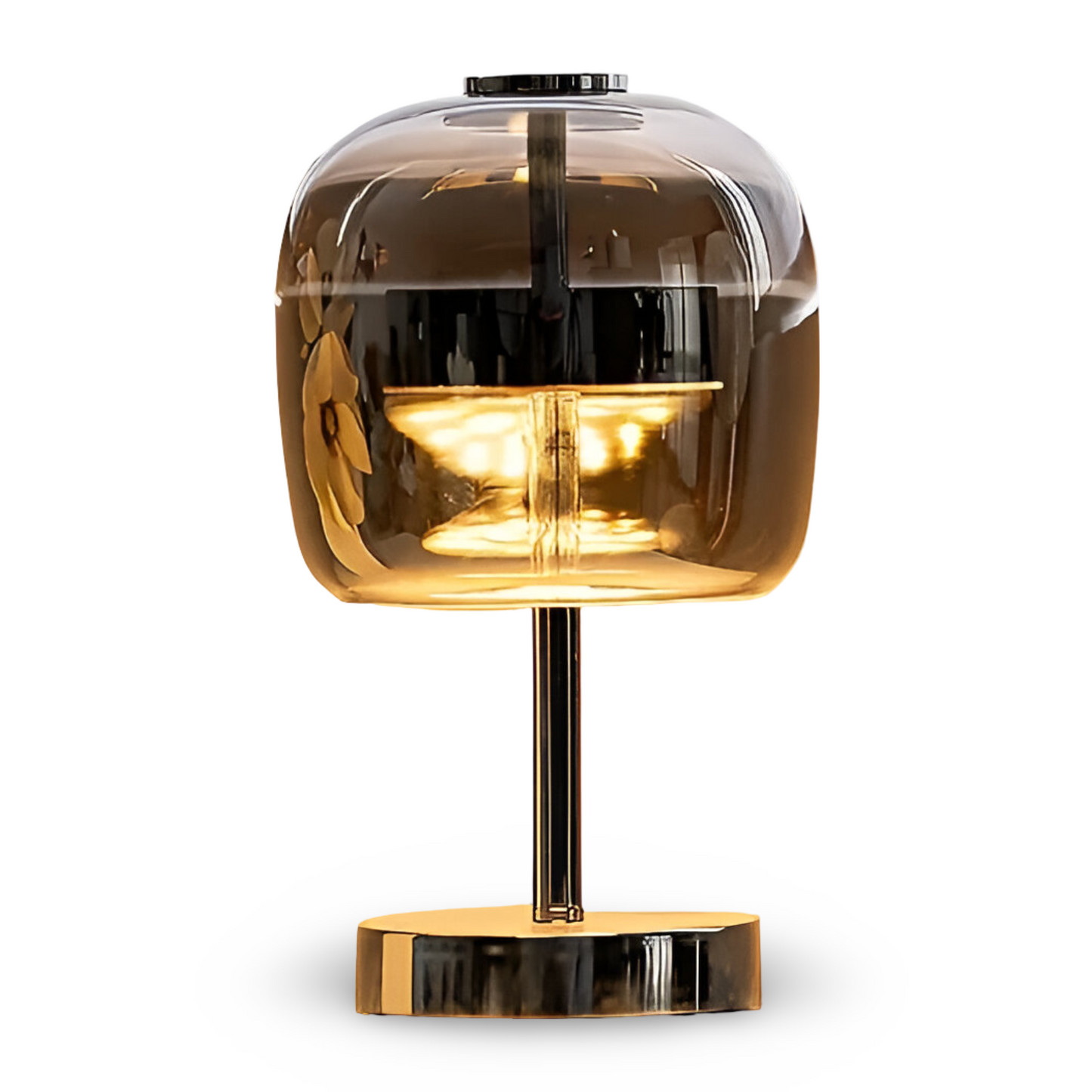 Sleek Grey USB Desk Lamp with Dimmable LED Light