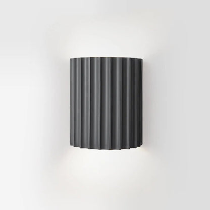 Stylish LED Wall Light with Unique Resin Decoration