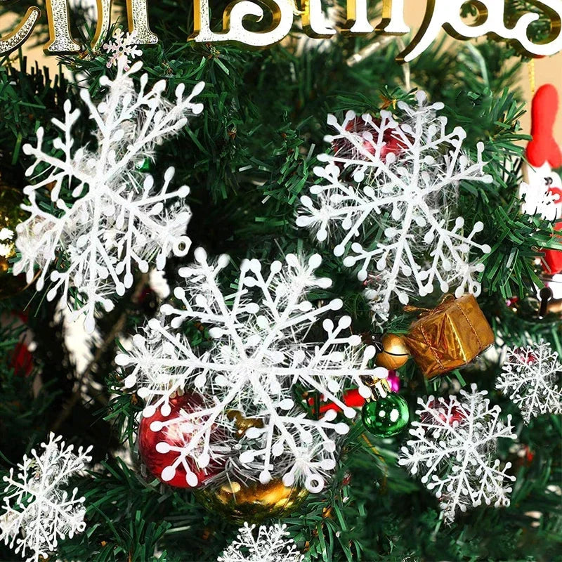 Glimmer Garlands | Glitter Snowflake Decorations 1