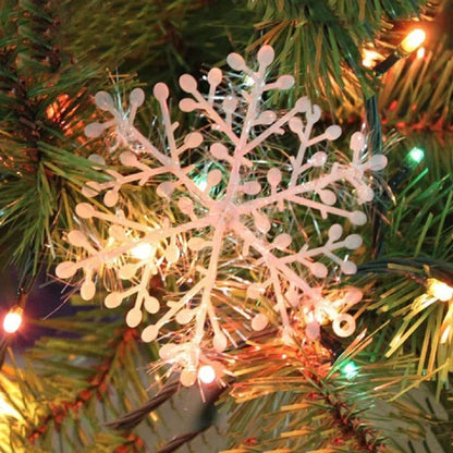 Glimmer Garlands | Glitter Snowflake Decorations 2