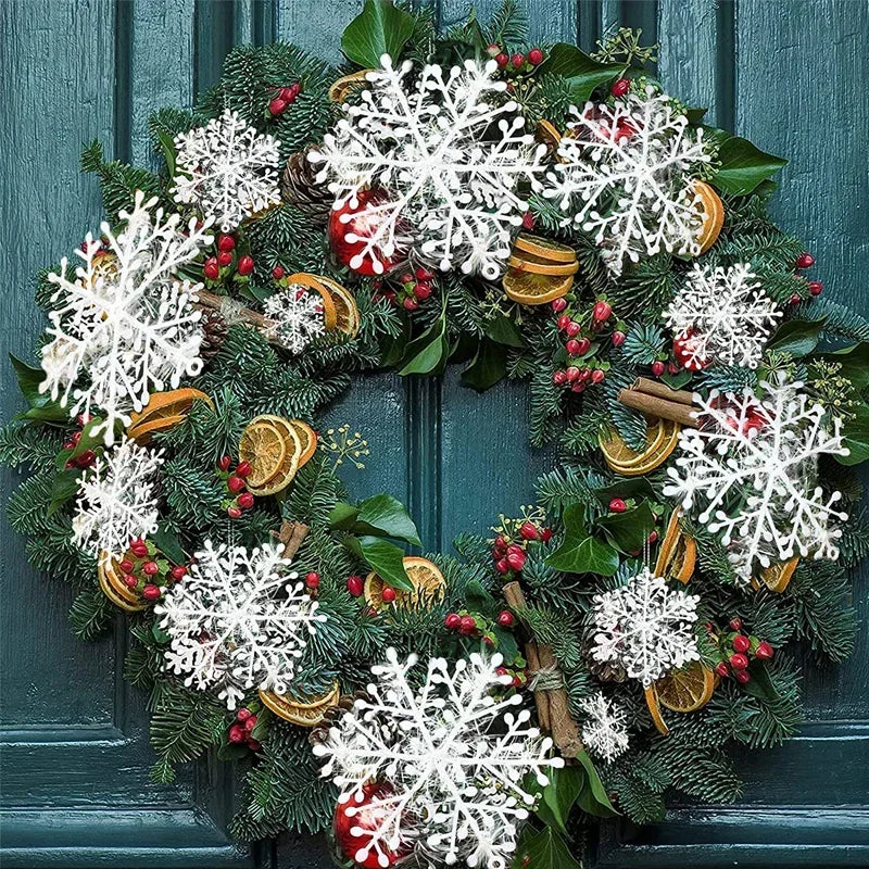 Glimmer Garlands | Glitter Snowflake Decorations 4