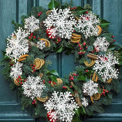 Glimmer Garlands | Glitter Snowflake Decorations 4