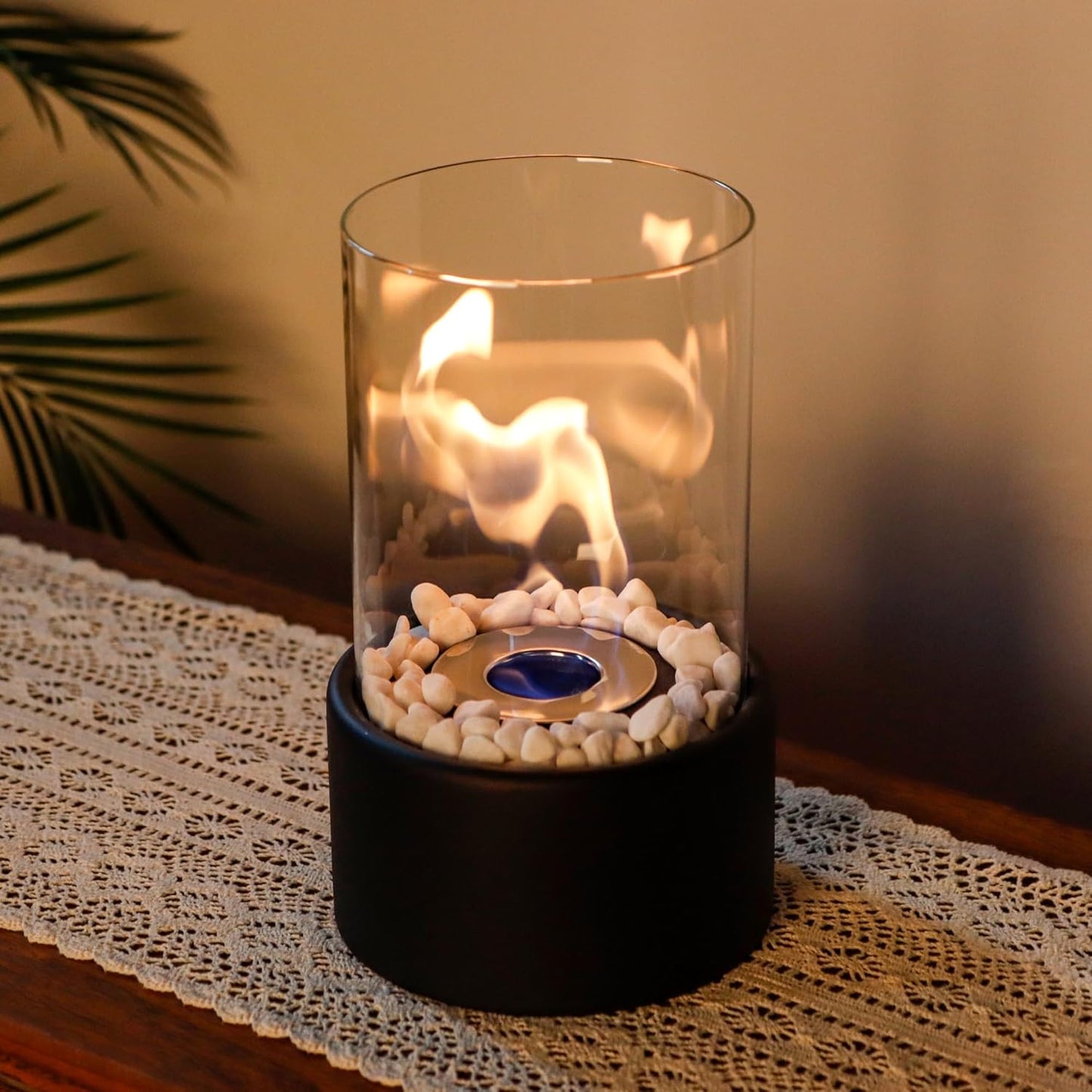 Real Flame Smokeless Bio Ethanol Tabletop Fireplace