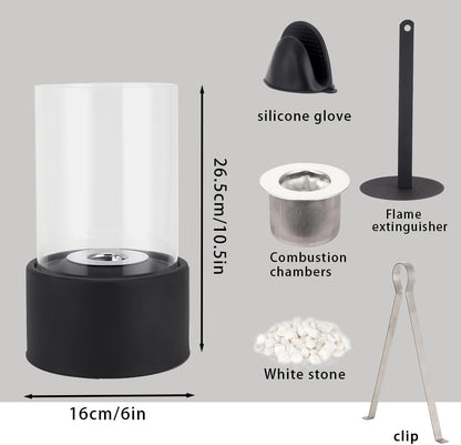 Real Flame Smokeless Bio Ethanol Tabletop Fireplace