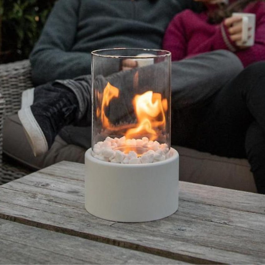 Real Flame Smokeless Bio Ethanol Tabletop Fireplace