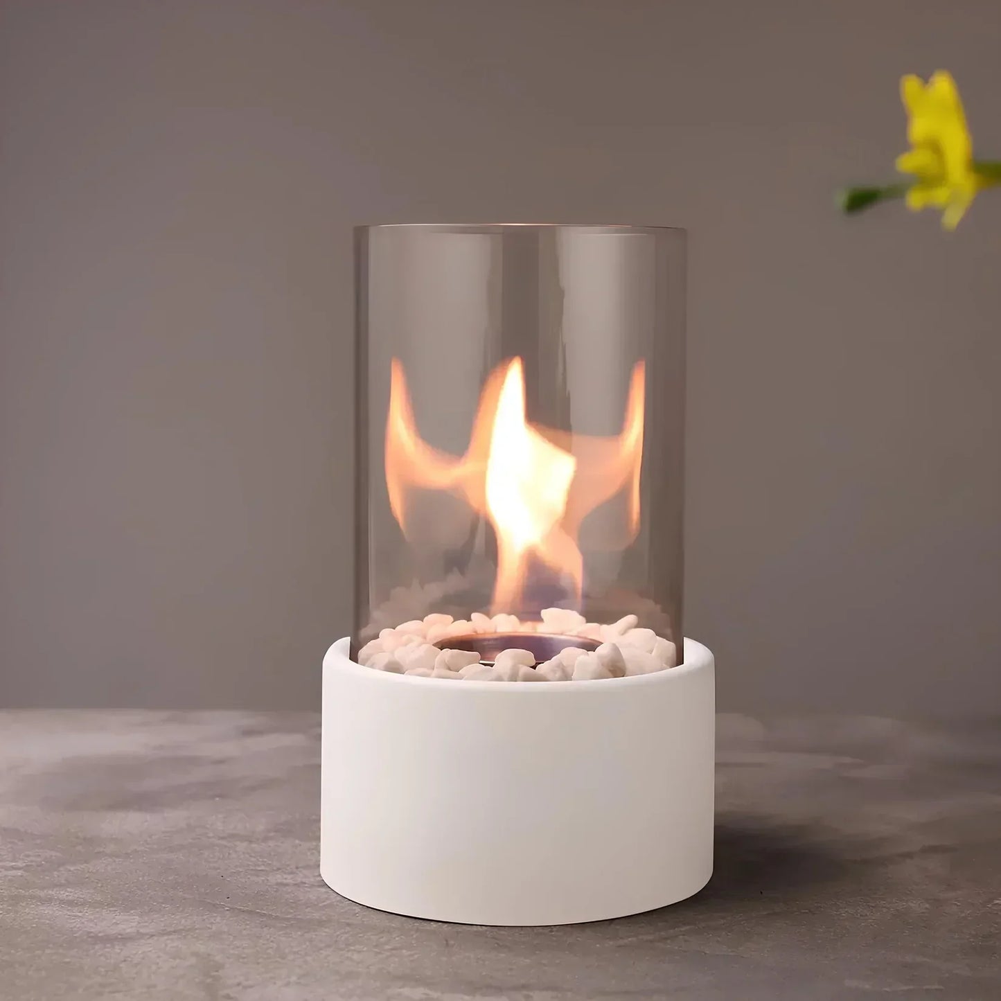 Real Flame Smokeless Bio Ethanol Tabletop Fireplace