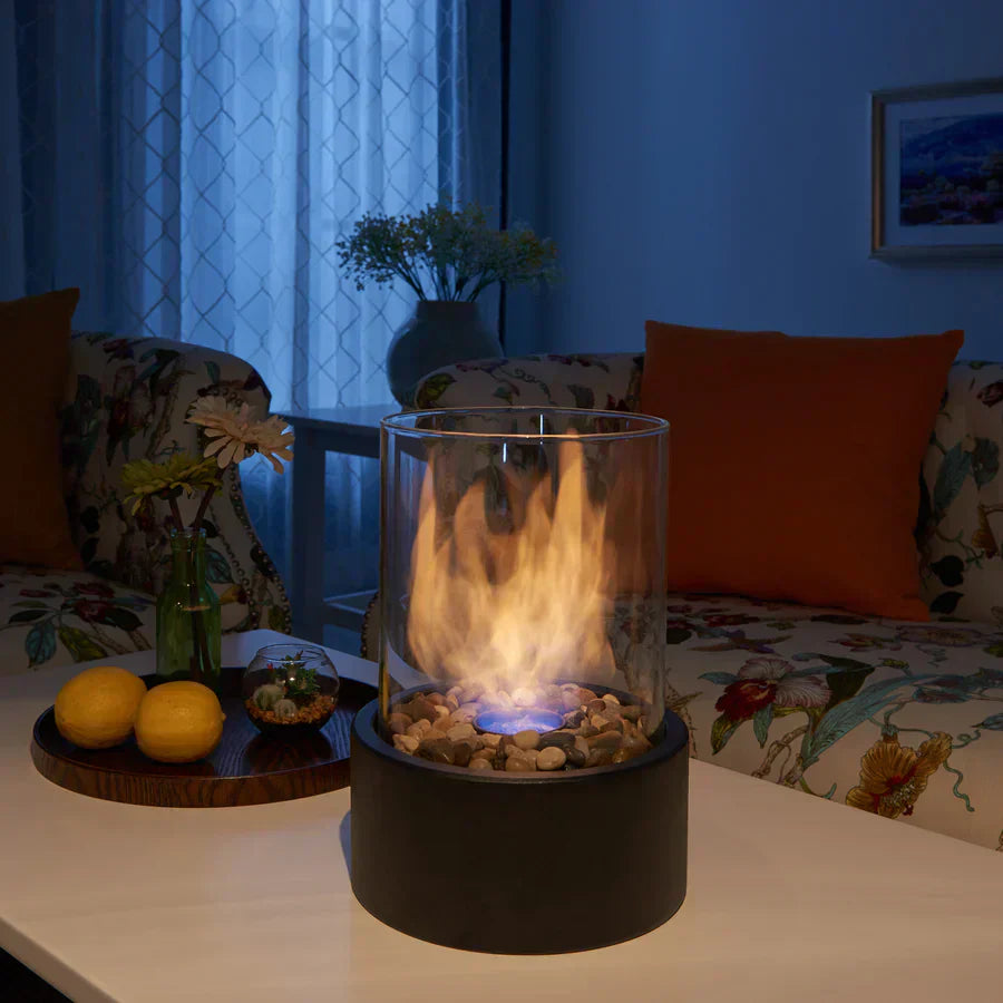 Real Flame Smokeless Bio Ethanol Tabletop Fireplace