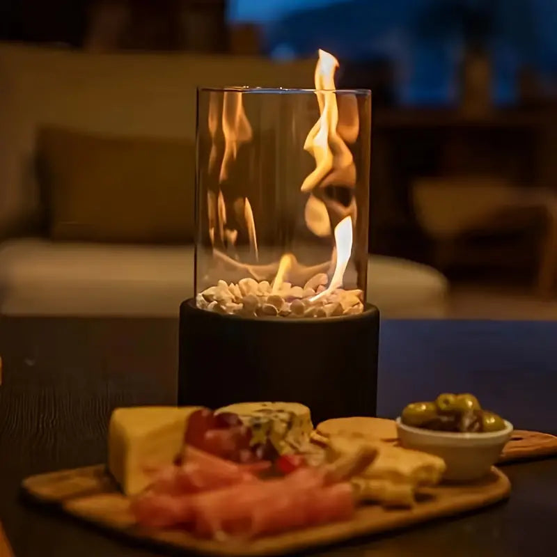 Real Flame Smokeless Bio Ethanol Tabletop Fireplace