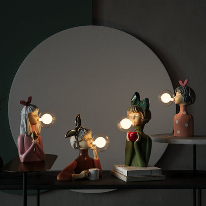 Warm Ambient Desk Lamp for Home Decor