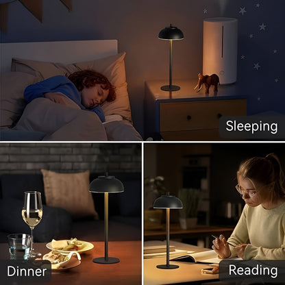 Compact Dimmable LED Desk Lamp with USB