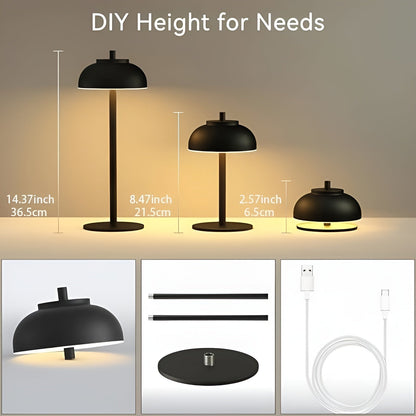 Compact Dimmable LED Desk Lamp with USB