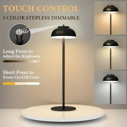 Compact Dimmable LED Desk Lamp with USB