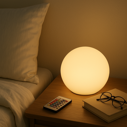 Colorful LED Portable Desk Lamp with Remote Control