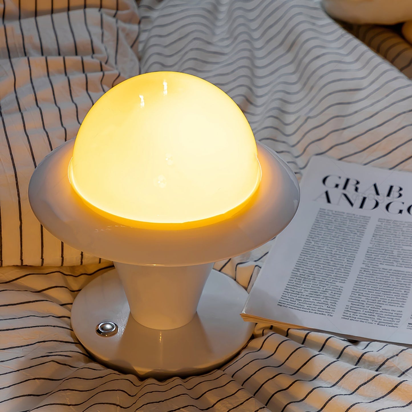 Bright Glass Desk Lamp