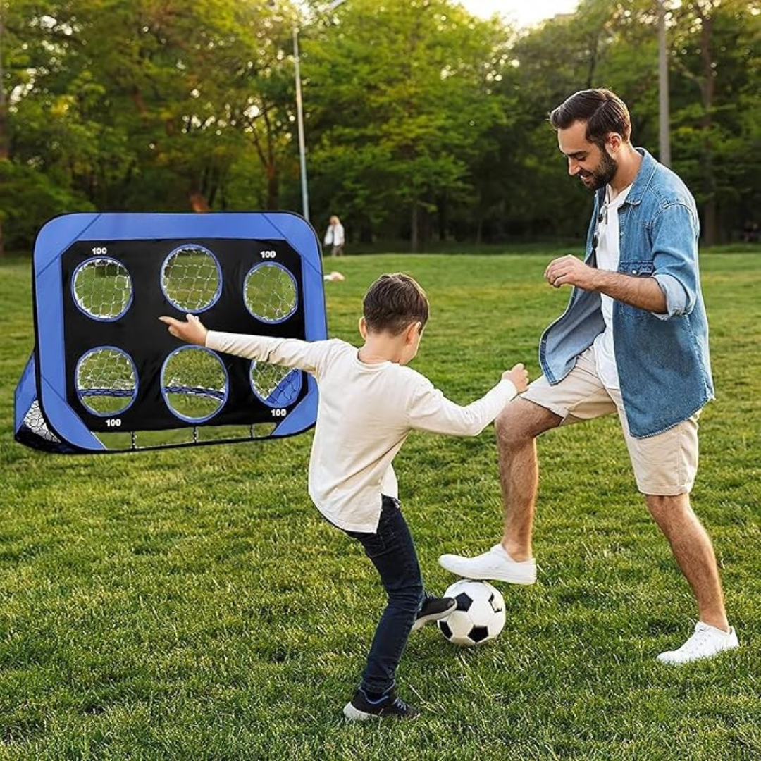 Fun Pop-Up Soccer Goal Set for Kids Outdoor Play - Fesara