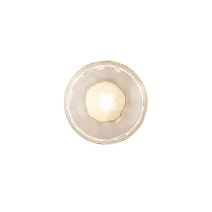 Round Glass Modern Wall Light