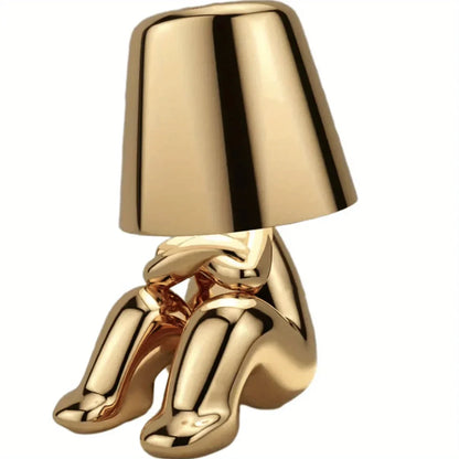 Elegant Gold Metal Desk Lamp