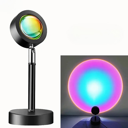 Colorful LED Projector with Sunset Effect and Remote