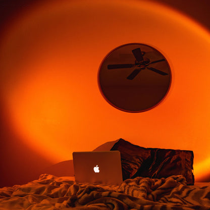 Colorful LED Projector with Sunset Effect and Remote