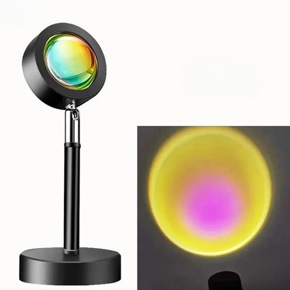 Colorful LED Projector with Sunset Effect and Remote