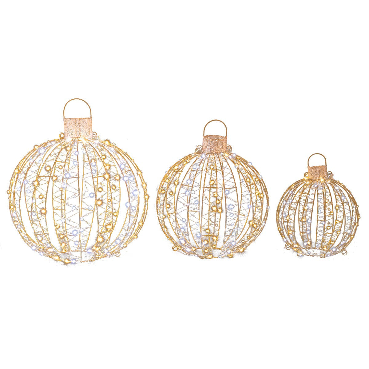 Bright Christmas LED Ball String Lights Set - Fesara