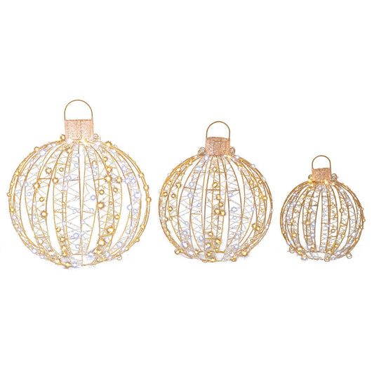 Bright Christmas LED Ball String Lights Set - Fesara